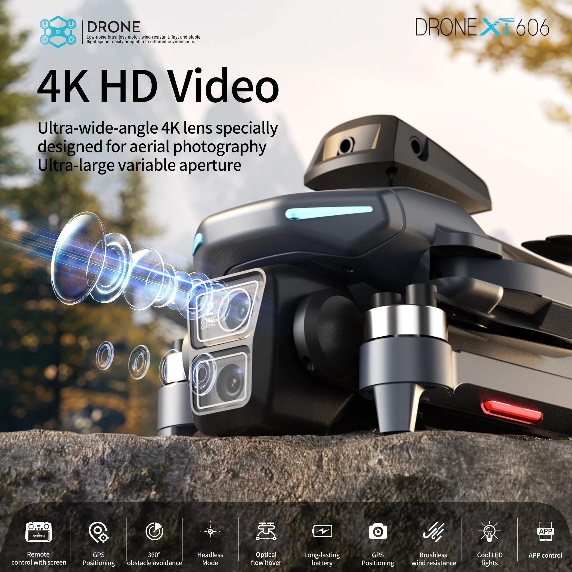 Original XT606 MAX GPS Drone 4 - огляд і ціна Drone Thermal Imaging